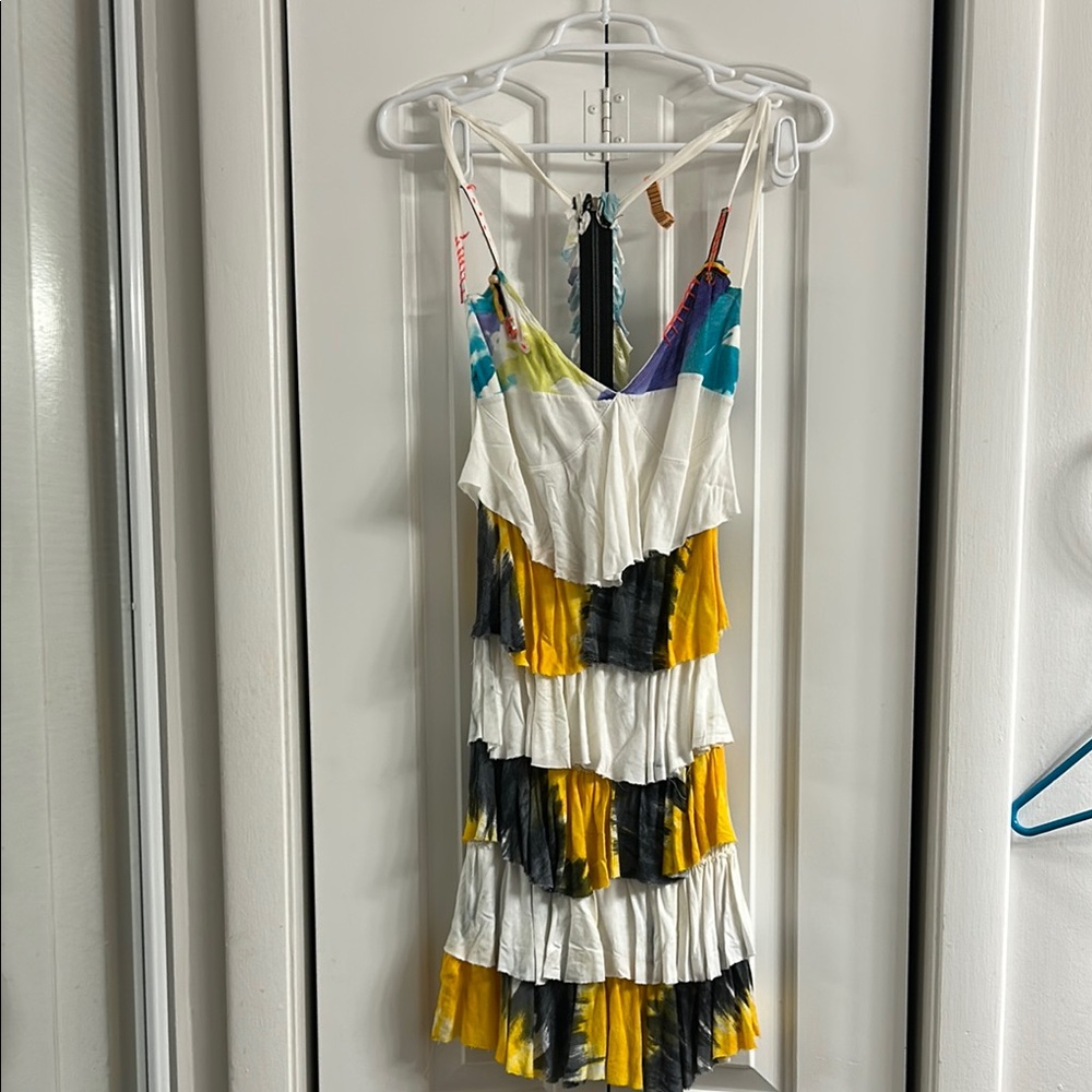 Colorful Tiered Dress